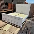 Kitanda cha Mbao Nyeupe Paneli 5x6 - 2