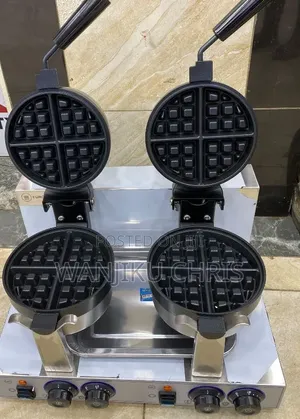 Waffle Baker Mbili za Kibiashara Zinazozunguka