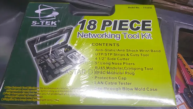 S-Tek 18-Piece Networking Tool Kit - 1