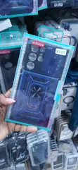 Blue Case with Cover and Ring Holder for Galaxy S22 Ultra - 2
