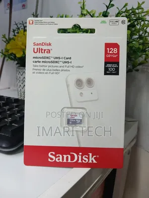 SanDisk Ultra 128GB MicroSDXC UHS-I Memory Card