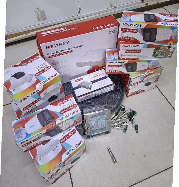Hikvision 8-Channel IP67 CCTV Kit with Two-Way Audio - 1