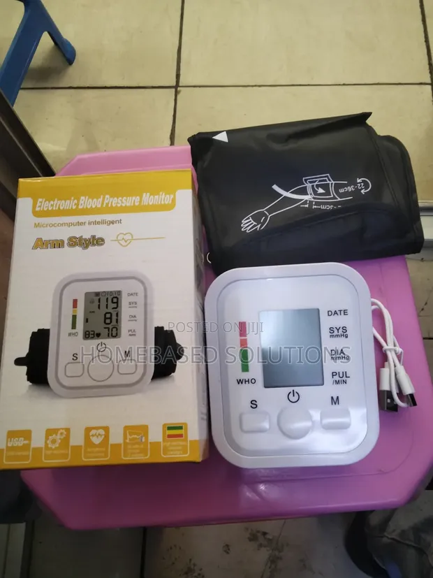 Electronic Blood Pressure and Heart Rate Monitor - 1