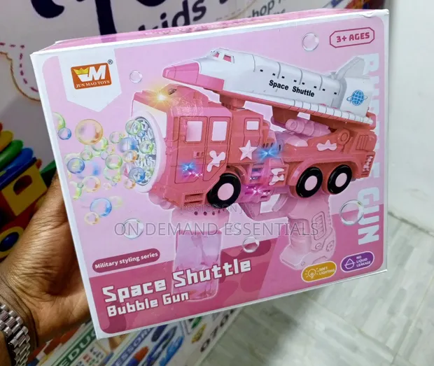 Bubble Gun Space Shuttle - Burudani ya Mwanga na Mapovu - 1