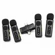 J88 4-in-1 Wireless Lavalier Microphone with Digital Display & Noise Reduction - 2