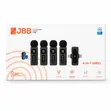 J88 4-in-1 Wireless Lavalier Microphone with Digital Display & Noise Reduction - 4