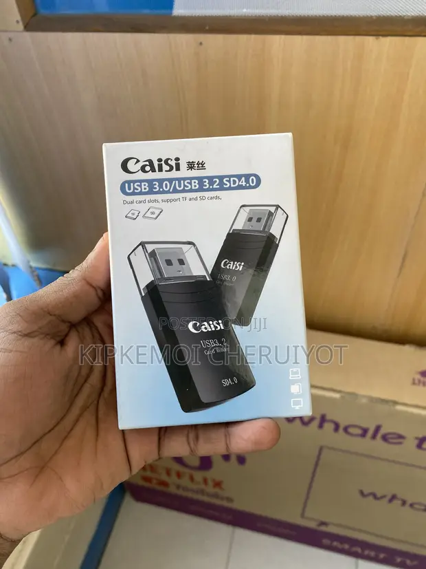 Caisi USB 3.0 Dual-Slot SD/MicroSD Card Reader - 1