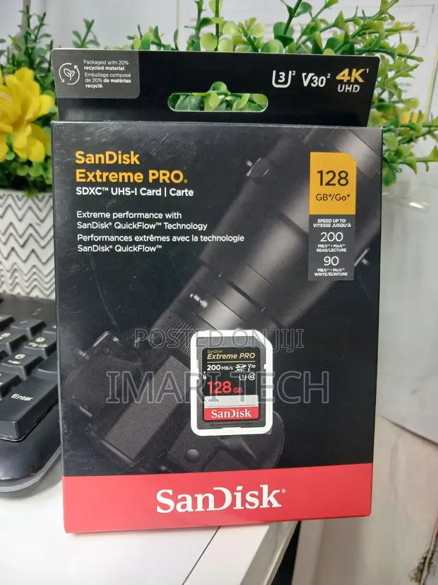 SanDisk Extreme PRO 128GB Kadi ya SD - 1