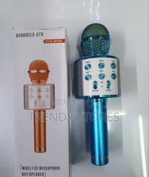Wireless Bluetooth Karaoke Microphone with Speaker