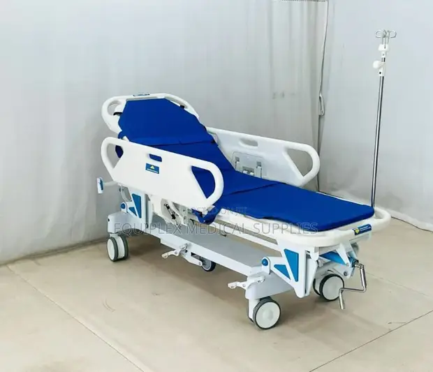 Stretcher ya Wagonjwa ya Hydraulic - Urefu Unaoweza Kurekebishwa - 1