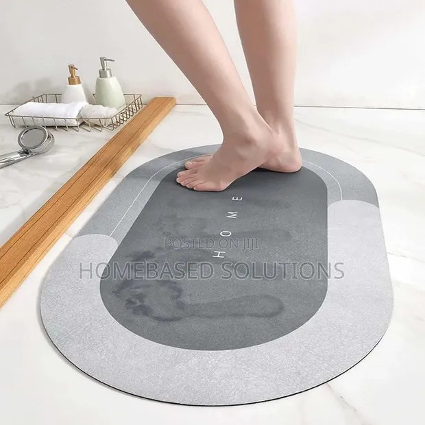 Thick Rubber Bathroom Mat 38x58cm - 1