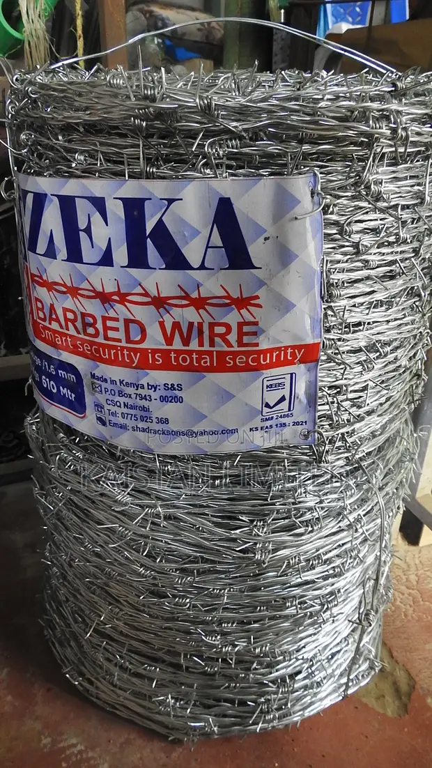 Zeka Barbed Wire 610m Galvanised - 1