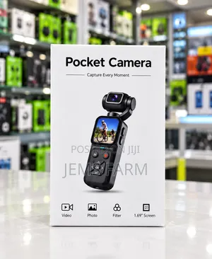 Kamera ya Mfukoni ya Mzunguko 1800: Skrini ya 1.69", Video/Picha 4K