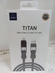 Titan 100W 4-in-1 Cable ya Kucharge 1.5m - 2