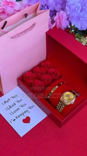 Rolex Ladies Watch & Bracelet Gift Set