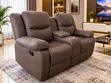 Sofa ya Kifahari ya Viti Viwili Inayoreclini - 3