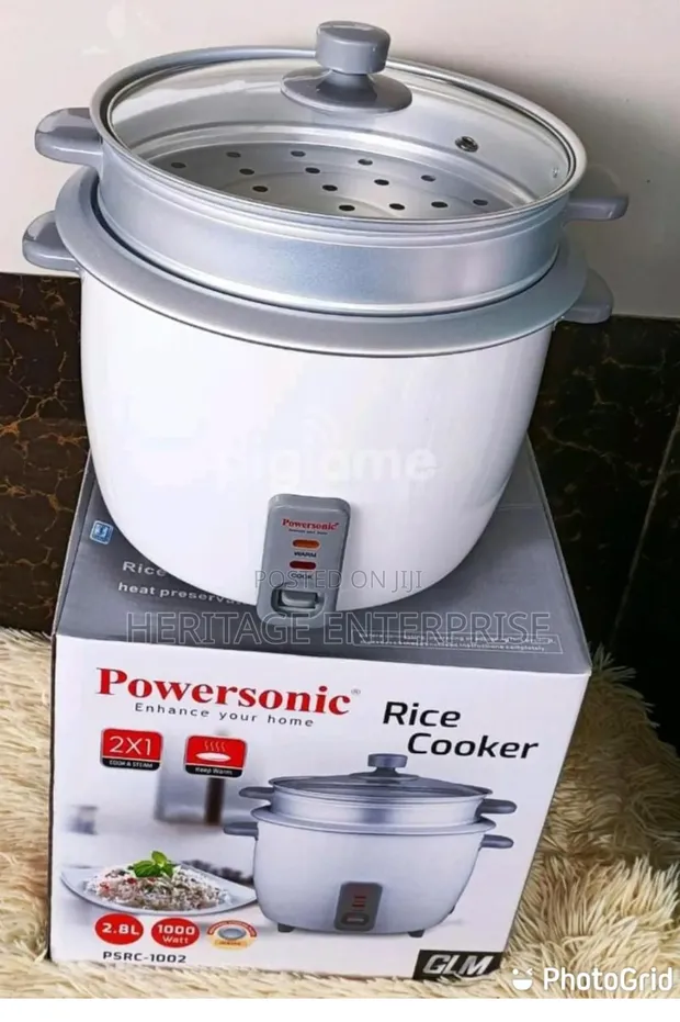 Powersonic Rice Cooker ya Umeme 1.8 Litres - 1