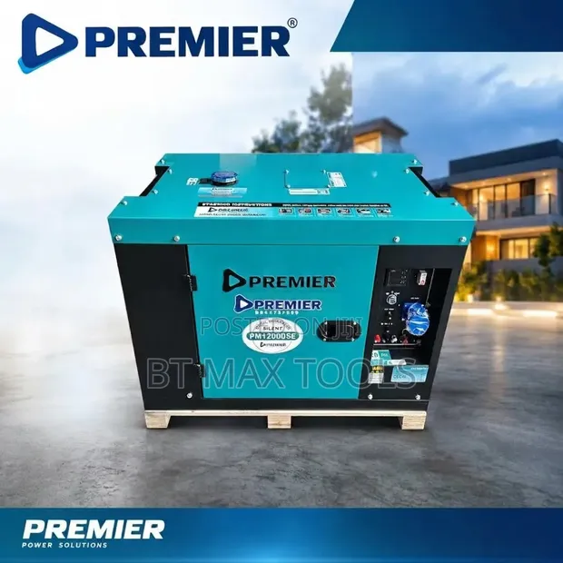 Premier PM12000SE 12kVA Silent Diesel Generator with ATS - 1