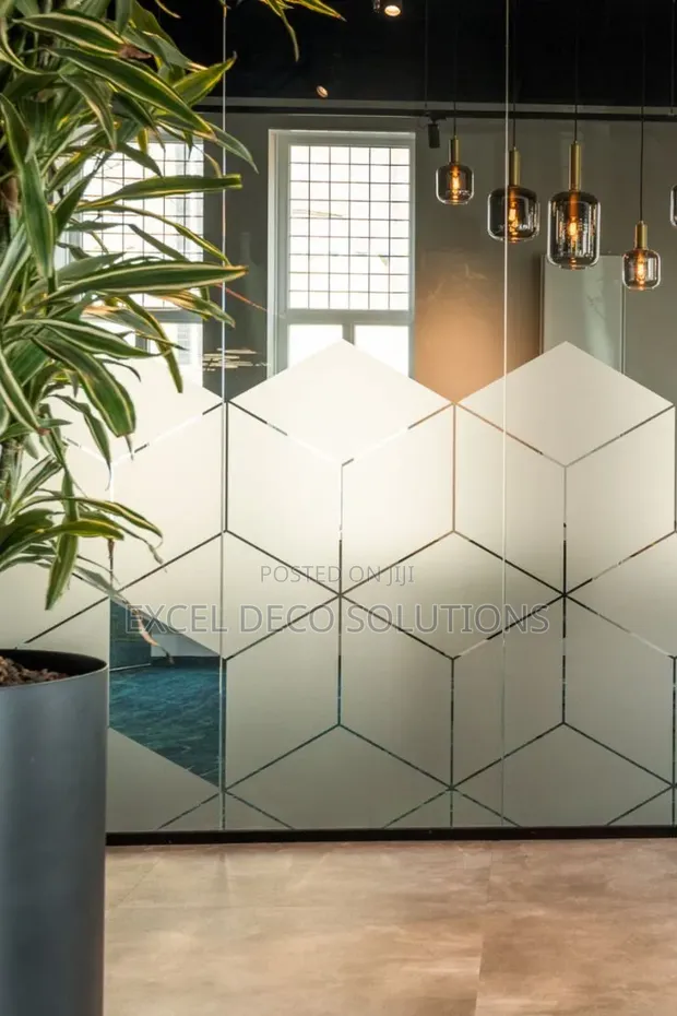 Excel Deco Decorative Glass Film for Modern Doors - 1