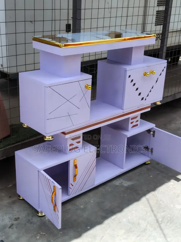 Modern Extended Marble Top TV Stand - Special Offer - 1