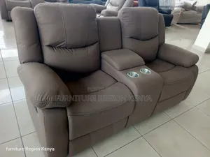 Two Seater Luxurious Brown Recliner Sofa