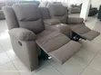 Two Seater Luxurious Brown Recliner Sofa - 2