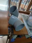 PVC Bend 3" 45 Degree - 2