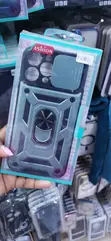 Armored Green Case with Sliding Lens for iPhone 13 Pro - 2