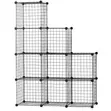 9-Cube Wire Metal Grid Kitabu cha Vitabu - 1