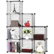 9-Cube Wire Metal Grid Kitabu cha Vitabu - 4