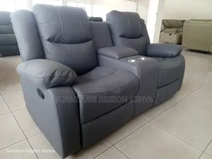 Luxurious 2-Seater Recliner Sofa - Gray