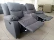 Luxurious 2-Seater Recliner Sofa - Gray - 2