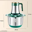 500W 3L Multipurpose Electric Meat Grinder & Chopper - 2