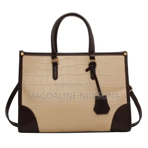 Kui Tote Bag - Large, Multicolor Genuine Leather