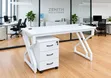 Boss Office Products Meza ya Chuma ya Kusomea yenye Droo - 2