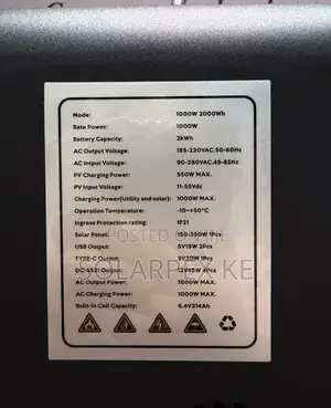 1000W Portable Power Station