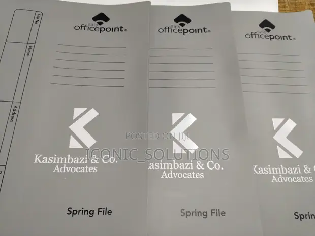 Custom Branded Spring Files - 1