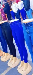 Ashluxe Women's Wide-Leg Trousers - Blue - 1