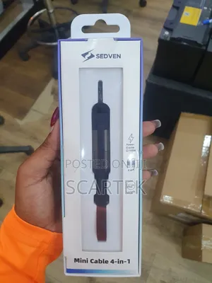 Sedven 4-in-1 Keychain Multi-Function Data Cable