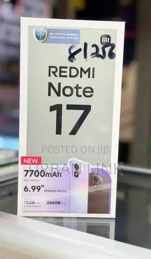 New Xiaomi Redmi Note 17 256GB Black