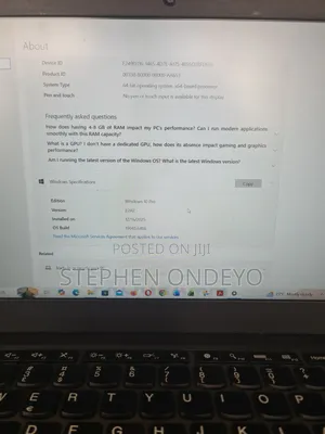 Laptopi ya Lenovo ThinkPad X260 - Intel Core i5, 256GB SSD