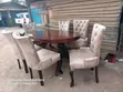 Meza ya Kisasa ya Chakula ya Watu 6 - Kahawia - 2