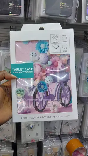 Samsung Galaxy Tab A7 Lite Case - Bicycle & Floral