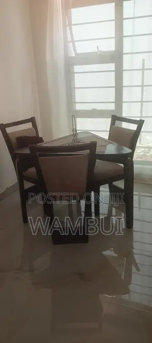 Set ya Meza ya Chakula - Inaketi 3, Rangi ya Kahawia