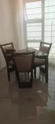 Set ya Meza ya Chakula - Inaketi 3, Rangi ya Kahawia - 1