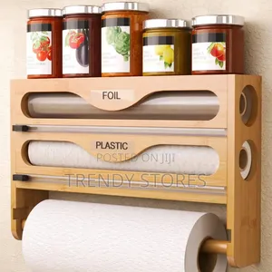 Bamboo Wrap Dispenser with Cutters