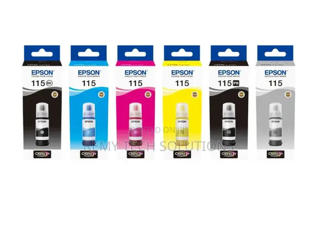 Epson EcoTank 115 Ink Cartridge Nyeusi - 1