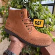 Original Men's CAT Leather Smart Casual Shoes - 3