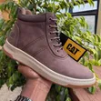 Original Men's CAT Leather Smart Casual Shoes - 4