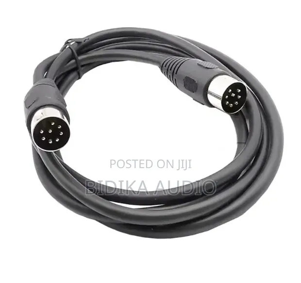 Kebo ya Kiunganishi cha Nguvu cha Midi cha Pini 8 hadi 6 RCA - 1